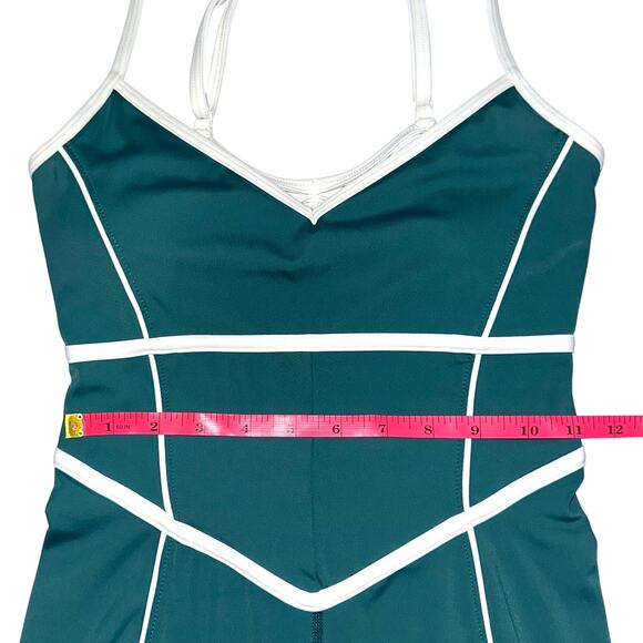 Yllw The Label Breathe Green Short Onesie Romper Size Medium - Picture 14 of 16